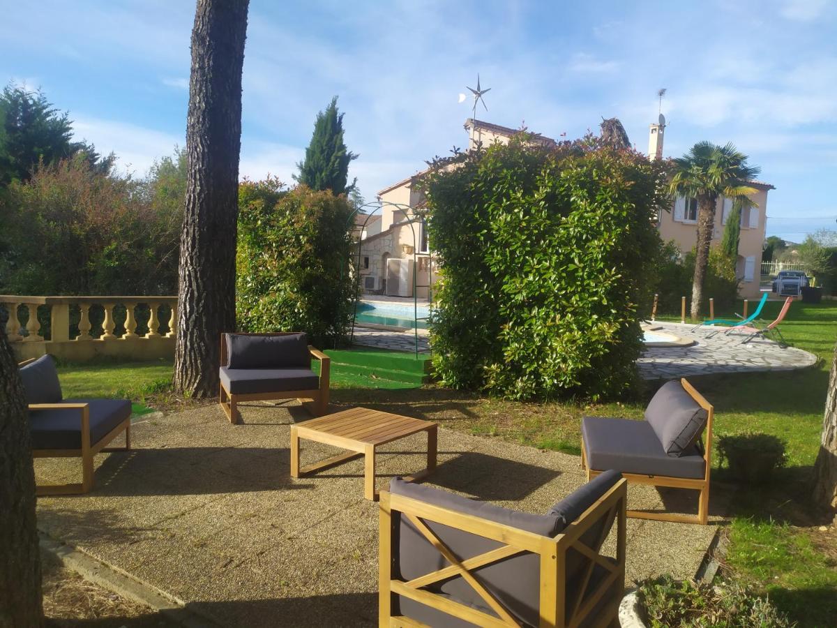 Villa Les Palmiers - Aux Portes D'Ales Saint Julien Les Rosiers 外观 照片